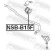 FEBEST Ön aks stabilizatör çubuğu burcu, 20mm — 2002 Nissan Sentra (2)