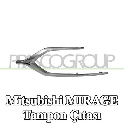 PRASCO Tampon çıtası Sağ Ön — Mitsubishi Mirage