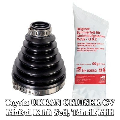 FEBI BILSTEIN CV kılıf kiti, tekerlek tarafı tahrik mili, Termoplastik polyester elastomer — Toyota Urban Cruiser