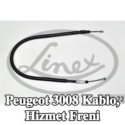 LINEX Kablo, hizmet freni — Peugeot 3008