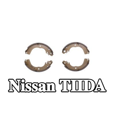 HELLA مجموعة أحذية الفرامل بدون ذراع فرامل اليد — Nissan Tiida