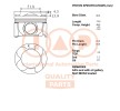 IAP QUALITY PARTS Piston segmanlı piston — Toyota Land Cruiser (3)