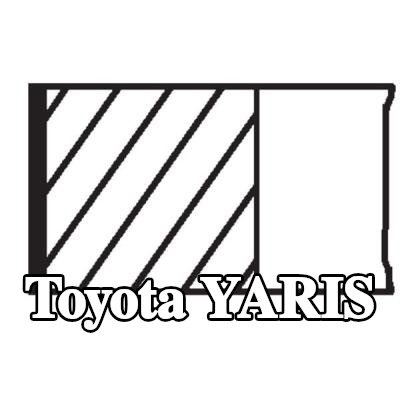 MAHLE مجموعة حلقات المكبس — Toyota Yaris