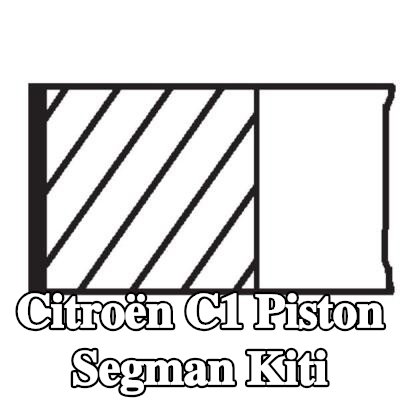 MAHLE Piston Segman Kiti — Citroën C1