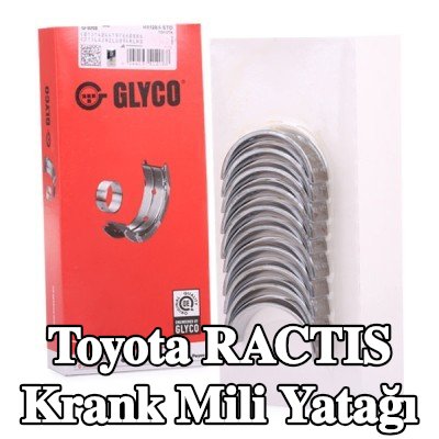 GLYCO Çelik tabanlı alüminyum alaşımlı krank mili yatağı — Toyota Ractis