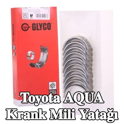 GLYCO Çelik tabanlı alüminyum alaşımlı krank mili yatağı — Toyota Aqua