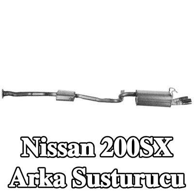 VEGAZ Arka susturucu 2400mm — Nissan 200sx