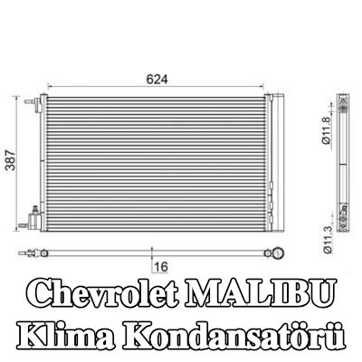 MAHLE Kurutuculu klima kondansatörü — Chevrolet Malibu