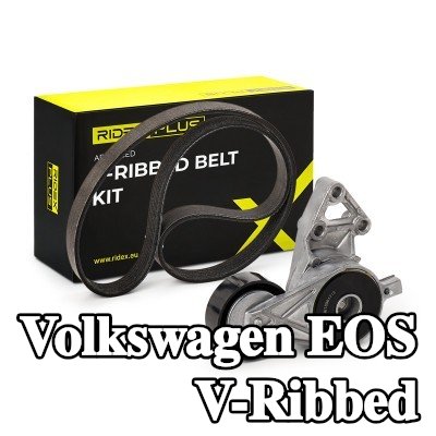 RIDEX PLUS مجموعة أحزمة V-Ribbed — 2006 Volkswagen Eos