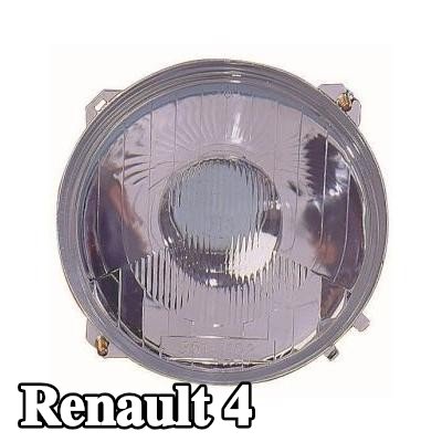 ABAKUS المصباح الأمامي الأيسر, يمين, H4, بدون لمبة — Renault 4