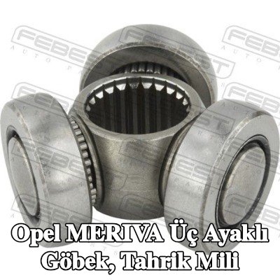 FEBEST Üç ayaklı göbek, tahrik mili — Opel Meriva
