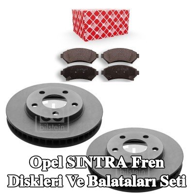 FEBI BILSTEIN Fren diskleri ve balataları seti Ön Aks, içten havalandırmalı — Opel Sintra