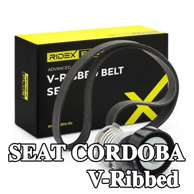 RIDEX PLUS مجموعة أحزمة V-Ribbed — SEAT Cordoba