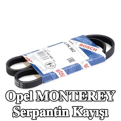 BOSCH Serpantin kayışı 962mm, Number of ribs: 4 — 1992 Opel Monterey