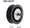 SKF Saptırma / kılavuz kasnağı, V-ribbed belt Ø: 75mm — 2012 Nissan Juke (1)