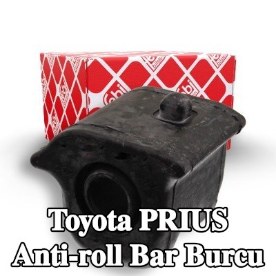 FEBI BILSTEIN Sol ön aks stabilizatör çubuğu burcu, 20mm, Kauçuk — 2012 Toyota Prius