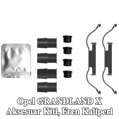 TEXTAR Aksesuar Kiti, fren kaliperi — Opel Grandland X