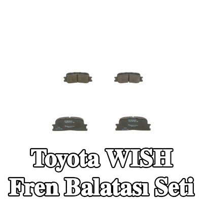 BOSCH Fren balatası seti 14, 5mm — Toyota Wish
