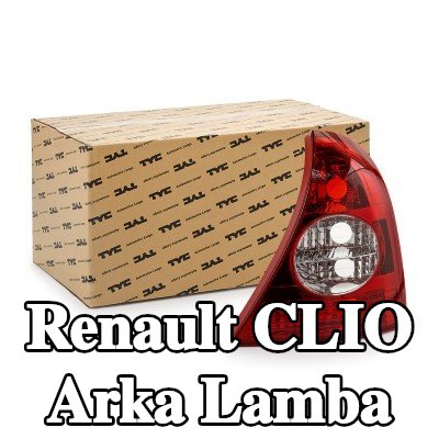 TYC Arka lamba Sağ, ampul yuvası olmadan — 2002 Renault Clio