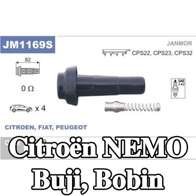 JANMOR Buji, bobin — Citroën Nemo