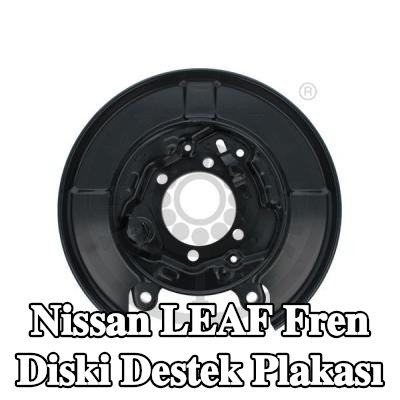 OPTIMAL Fren diski destek plakası Arka Aks Sağ — Nissan Leaf
