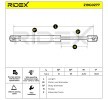 RIDEX Bagaj kapağı destek kolu Arka, 544mm — Citroën Ax (6)