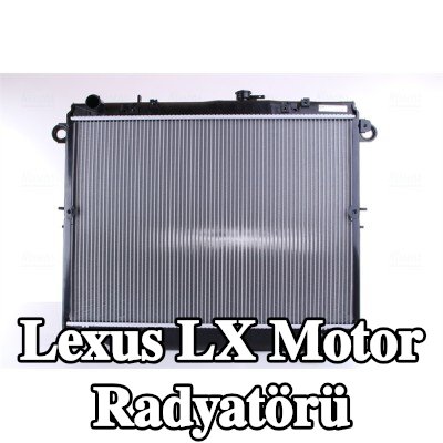 NISSENS Çerçeveli motor radyatörü, kapak olmadan, genişletme deposu olmadan, yağ soğutuculu, contasız/sızdırmazlık elemanı olmadan — 2002 Lexus Lx