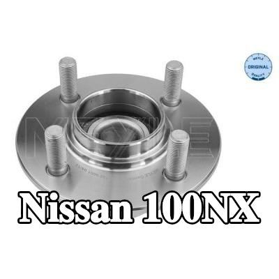 MEYLE طقم محامل العجلات بجودة أصلية, المحور الخلفي, مع محمل عجلة مدمج — Nissan 100nx