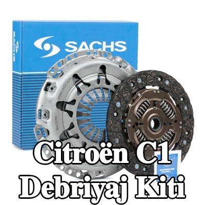 SACHS Debriyaj ayırma yatağı olmayan debriyaj kiti — Citroën C1