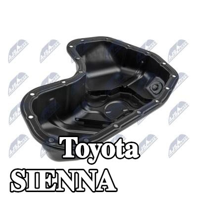 NTY حوض الزيت السفلي, بدون فتحة لمستشعر مستوى الزيت — Toyota Sienna