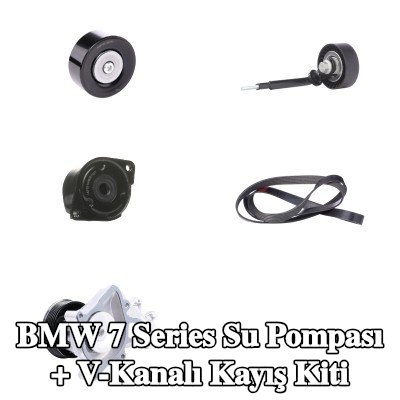 RIDEX Su Pompası + V-Kanalı Kayış Kiti — 2002 BMW 7 Series