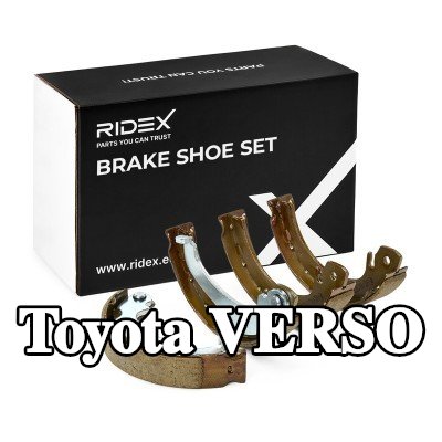 RIDEX مجموعة أحذية الفرامل للمحور الخلفي, 180mm — Toyota Verso