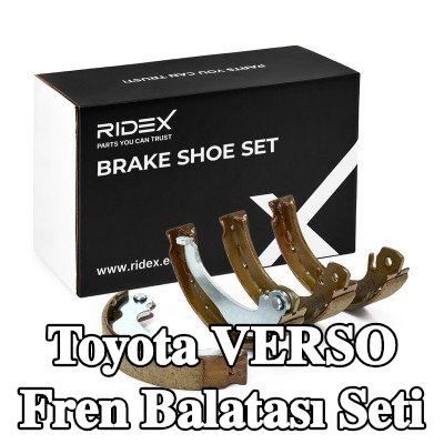 RIDEX Arka aks fren pabucu seti, 180mm — Toyota Verso