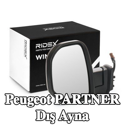 RIDEX Sol yan ayna, Elektrikli — Peugeot Partner