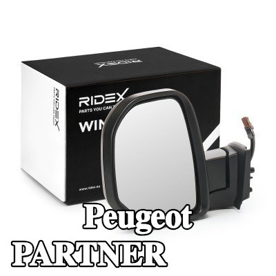 RIDEX مرآة جانبية يسرى, كهربائي — Peugeot Partner