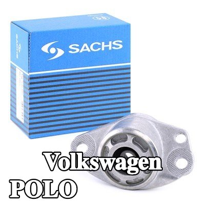 SACHS حامل الدعامة العلوي المحور الخلفي الأيسر, المحور الخلفي الأيمن, المحمل الدوار غير مطلوب — Volkswagen Polo