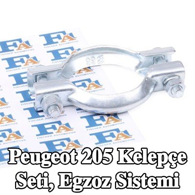 FA1 Kelepçe Seti, egzoz sistemi — Peugeot 205