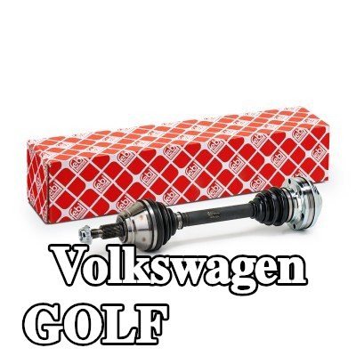 FEBI BILSTEIN عمود الدفع المحور الأمامي الأيسر, مع صمولة — 2000 Volkswagen Golf