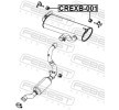 FEBEST Lastik tampon, susturucu Arka — Land Rover Range Rover Evoque (2)