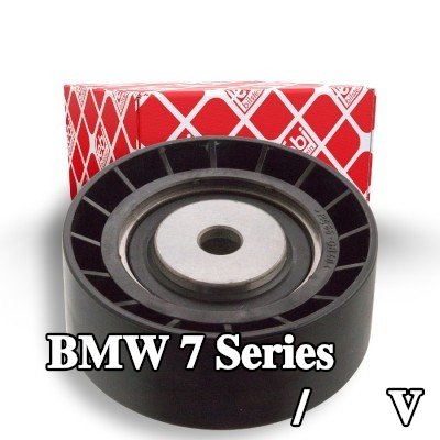 FEBI BILSTEIN بكرة الانحراف/التوجيه, V-ribbed belt Outer Diameter: 70mm — 1997 BMW 7 Series