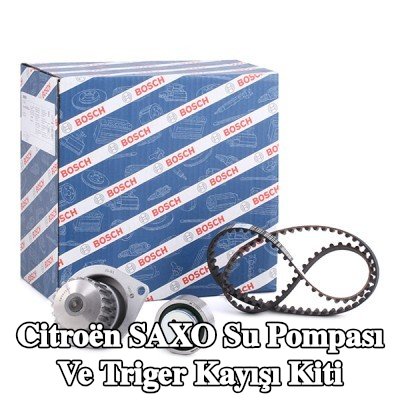 BOSCH Su pompası ve triger kayışı kiti Diş Sayısı: 101, Width: 17mm — Citroën Saxo