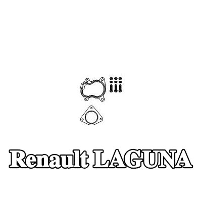 HJS طقم تركيب، المحول الحفاز الأساسي — Renault Laguna