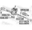 FEBEST Montaj, direksiyon dişlisi — Honda Jazz (2)