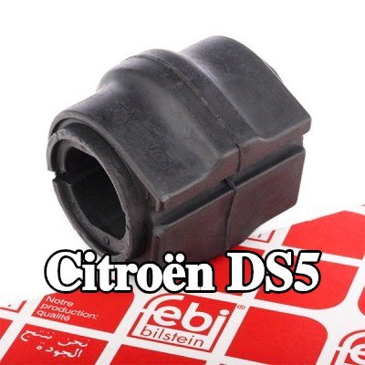 FEBI BILSTEIN جلبة قضيب مانع للانقلاب المحور الأمامي, 25mm, مطاط — Citroën Ds5