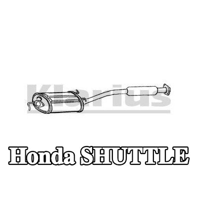 VEGAZ كاتم صوت وسط مركزي, 1750mm — Honda Shuttle