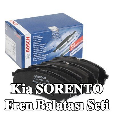 BOSCH Gıcırtı önleyici plakalı fren balatası seti — Kia Sorento