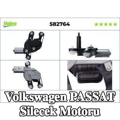 VALEO Silecek motoru Arka, 12V — Volkswagen Passat