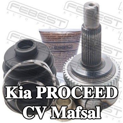 FEBEST CV mafsalı Ön Aks, Tekerlek Tarafı, ABS sensör halkalı — Kia Proceed