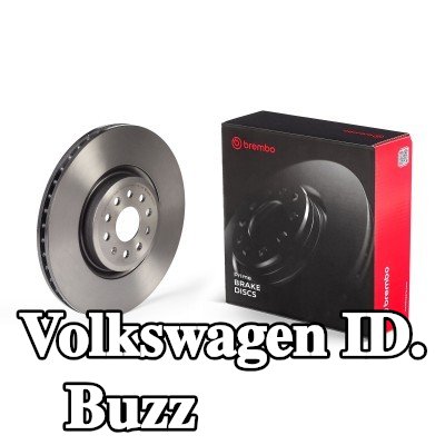 BREMBO القطر الخارجي لقرص المكابح: 358mm, مزود بفتحات تهوية داخلية, مطلي, مع مسامير/براغي — Volkswagen ID. Buzz