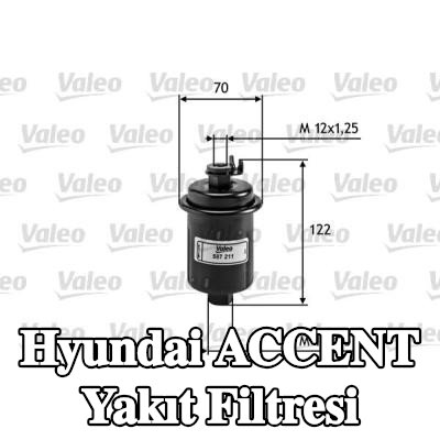 VALEO Yakıt filtresi — 1997 Hyundai Accent